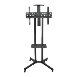 Suporte Pedestal Rack Para Tv Até 70  Aquário Rack- 100