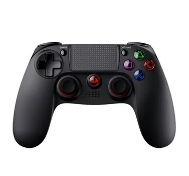Controle Gamer PC e PS4 Redragon Juno G818 Bluetooth Painel Sensivel Conector - Cor Preto