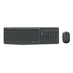Kit Teclado e Mouse Logitech Mk235 Preto S/fio 920-007903-c