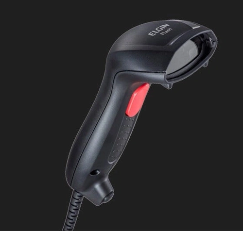 Leitor De Código De Barras Elgin Flash Ii Com Fio 1d Preto Usb - 46flash2cbu0