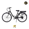Bicicleta Eletrica Hawk Hw351 350w Wind Bat 36v 7.5ah Black