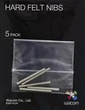 Pontas para Canetas Wacom, Hard Felt Nibs, 5 unidades - ACK20003