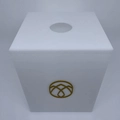 Caixa para descarpack 3 litros Preta - Logo alto relevo inicial ou desenho