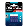 Pilha Alcalina Rayovac Lr03 Aaa Palito 1,5v C/04 Leve 4 Pague 3