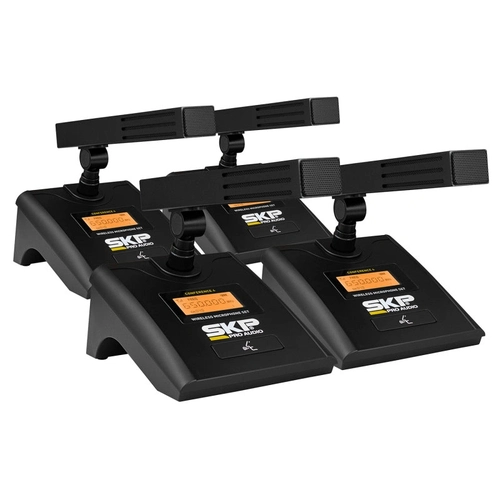 Set de 4 Microfones Uhf para Conferencia Saconference4