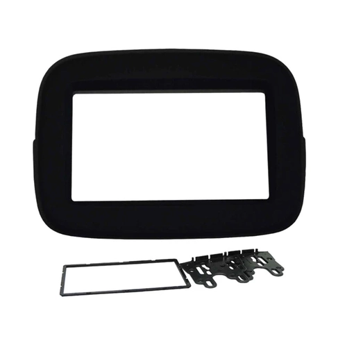 Moldura Fiamon 2 Din Fiat Mobi Preto