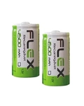 Pilha Recarregável D Flex 4500mah (grande) com 2 unidades.