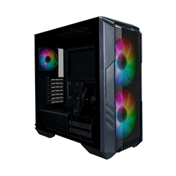 Gabinete Cooler Master Haf 500 E-atx Lateral Vidro Temperado 2 Fans Argb 200mm Preto    H500-kgnn-s00