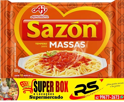 Sazón Tempero Para Massas 60g