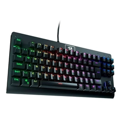 Teclado Gamer Mecânico Redragon Dark Avenger RGB Switch Marrom ABNT2 Preto - K568RGB-2