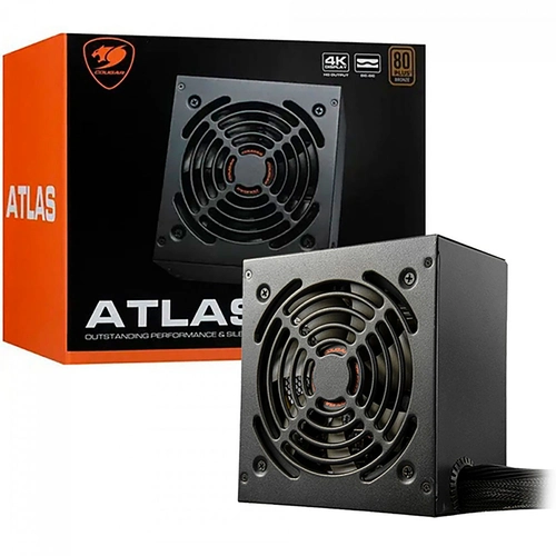 Fonte Cougar ATLAS 550W 80 Plus Bronze, Preta - 31AT055003P01