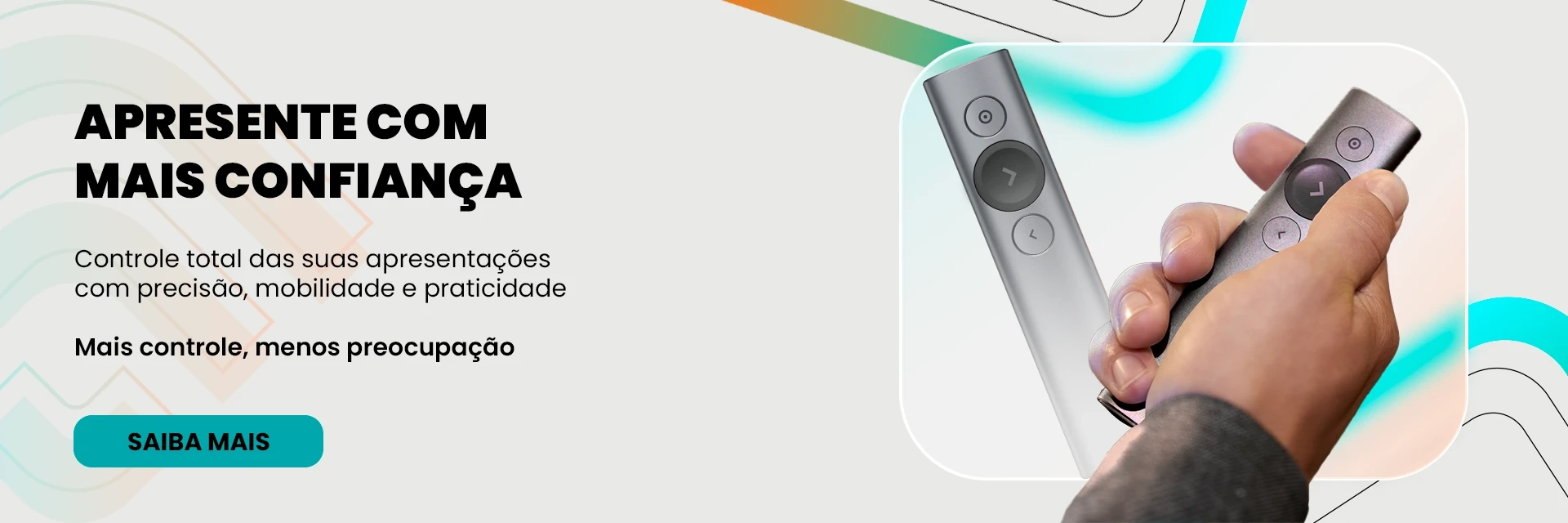 controle de apresentação sem fio, apresentador wireless, controle para slides