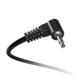 Cabo P2 3.5mm m para P2 3.5mm m 90° - Preto - 1m - P2pr-1
