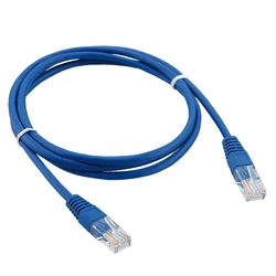 Patch Cord Cabo de Rede CAT5 2M MyMax Azul  - WSPCC-U5E712CCA/2M