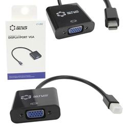 Adaptador Lotus Mini Displayport X VGA Fêmea LT-202 - CB0335B