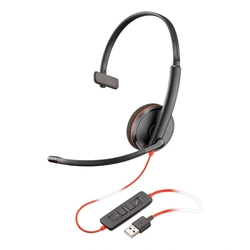 Headset Poly Blackwire C3210 Mono Usb-a - 80s01a6