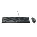 Kit Teclado e Mouse Logitech Mk120 Preto Usb Padrão Abnt2 - 920-004429