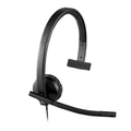 Headset Logitech H570e Mono Usb Para Videoconferência Preto - 981-000570