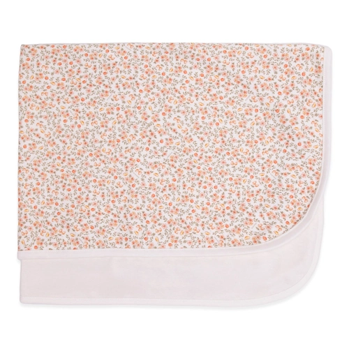 Manta com Forro Avulsa Estampado Flor Feminina - Bosque