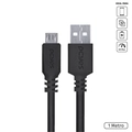 Cabo para Celular Smartphone Micro Usb para Usb a 2.0 1 Metro Preto - Pmuap-1