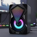 Caixa Som Para Pc Notebook Rgb Com Fio Usb P2 Acs4506 - Aitek