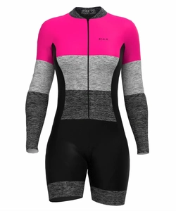 Macaquinho de Ciclismo Feminino Begônia