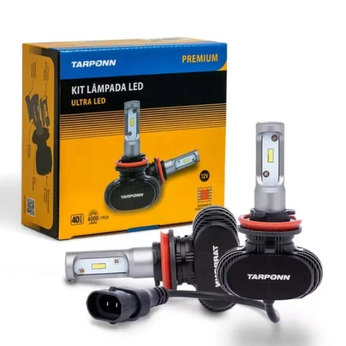 Kit Lâmpada Ultraled Tarponn Tp-6106 H11 12v 40w 4000l 6000k Par