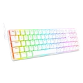 Teclado Mecanico Redragon Ashe Lunar White RGB Switch Azul - K626-KB-W PT-BLUE