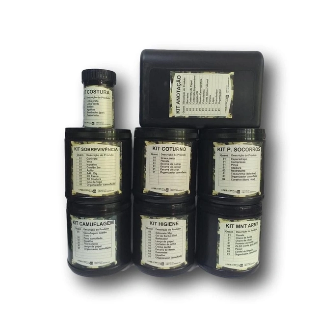 Kit Selva Operacinal Profissional (8 Potes)