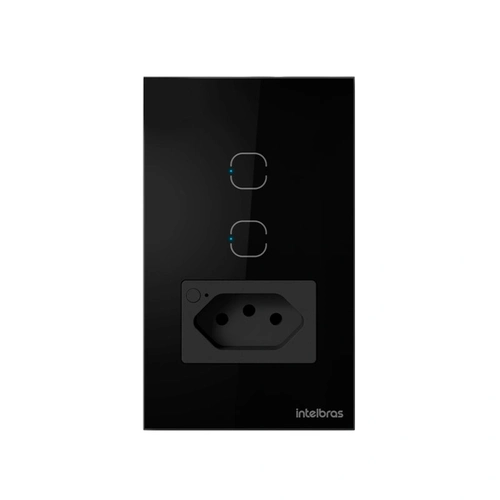 Tomada Simples 10a Smart Wi-fi Ets 2002 Preto 4850069