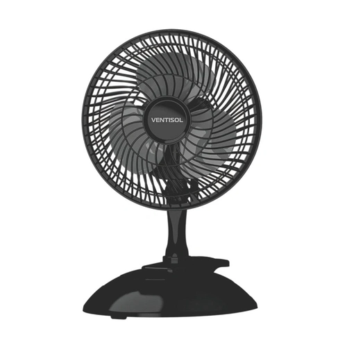 Ventilador de Mesa Mini 20cm Preto 220v Premium Ventisol