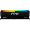 Memória DDR4 8GB 3200MHz Kingston Fury Beast RGB - KF432C16BB2A/8