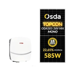 Gerador Solar Saj 9,36 Kwp Mon. 220v Fibromadeira (7k/585w)