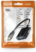 Cabo Adaptador PlusCable HDMI M X VGA F - ADP- HDMIVGA10BK