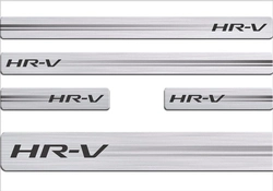 Soleira Protetora HR-V 15 16 17 4 Peças Adesivo Resinado