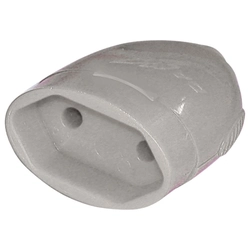 Tomada Desmontavel Daneva Dn1607 2p 20a/ 250v  Cinza