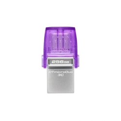 Pen Drive Kingston 256gb Microduo Usb c e a - Dtduo3cg3/256gbi
