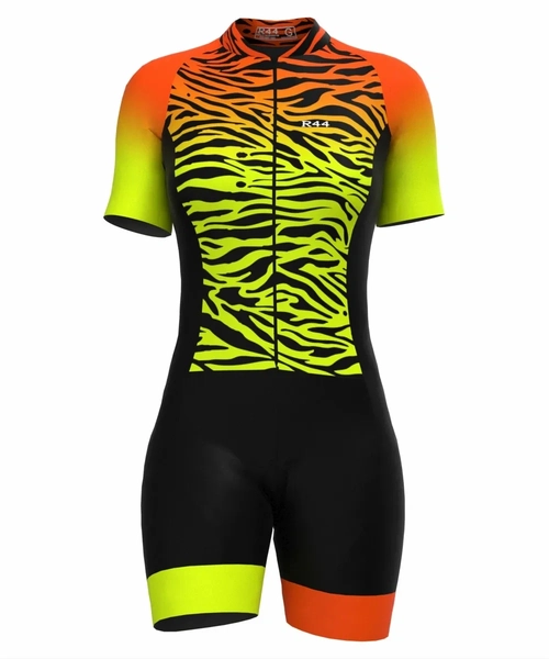 Macaquinho de Ciclismo Feminino Cravo