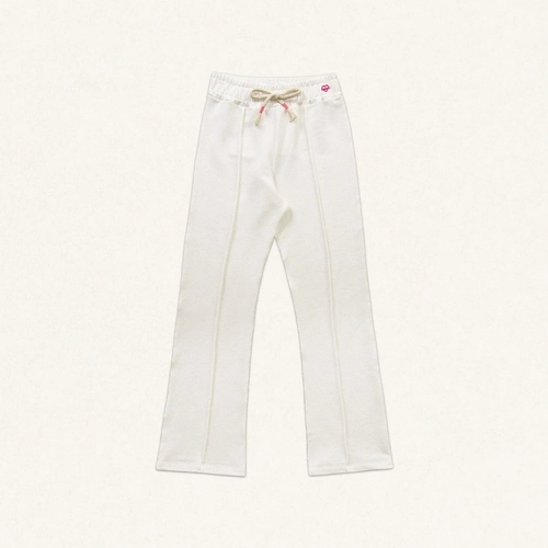 Calça Malha Flare Cordão Fakini - Feminina