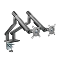 Suporte Articulado C/ Mola  para 2 Monitores- 17-32 C/ 2x Usb 3.0 - Cinza - Sm-015gd