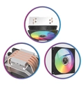 COOLER PROCESSADOR 4 HEAT PIPE Suporta 150W RGB P/ INTEL/AMD (115x/1200/1700/AMx) BRAZILPC GAMER CL-SA01