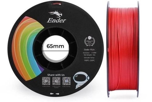 Filamento 3d Creality Ender Pla 1,75mm Vermelho - 3301010309