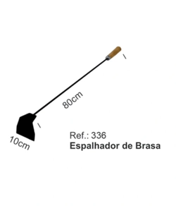 Espalhador De Brasa 80Cm Churrasqueira Lobo