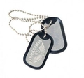 Plaqueta de Identificação Dog Tag (Paraquedista)