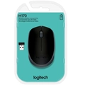 Mouse Óptico Logitech M170, Sem Fio, DPI 1.000, 3 Botões, Preto/Cinza - 910-004940
