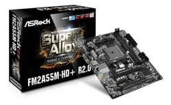 Placa Mãe AsRock FM2A55M-HD+ R2.0 MATX AMD FM2/FM2+ 2x DDR3 2400Mhz VGA / HDMI - 90-MXB2L0-A0BAYZ