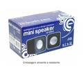 CAIXA DE SOM 2.0 4W RMS (2WX2) PRETO SP-8900 USB K-MEX