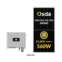 Gerador Edeltec Solar Deye 34,72 Kwp Tri. 220v Solo (30k/560w)