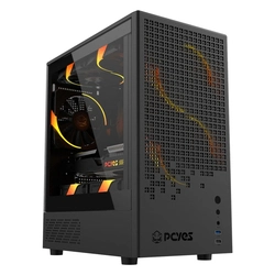 Gabinete Gamer Pcyes Ozara Black Vulcan - Gozrbv
