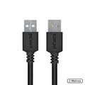 Cabo de Dados Usb a 2.0 Macho para Usb a 2.0 Macho 28awg Puro Cobre 2 Metros - Puam2-2